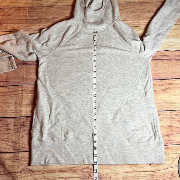 Polo by Ralph Lauren Light Grey Hooded Knit Top - Picture 8 of 8